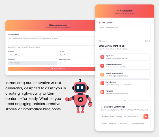 Xsender AI Content & Image Generation
